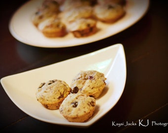 24 Mini Banana Nut, Blueberry, Vanilla, or Pumpkin Muffins with Walnuts, Chocolate Chunks ( Low Carb, Sugar Free, Gluten Free, Grain Free)