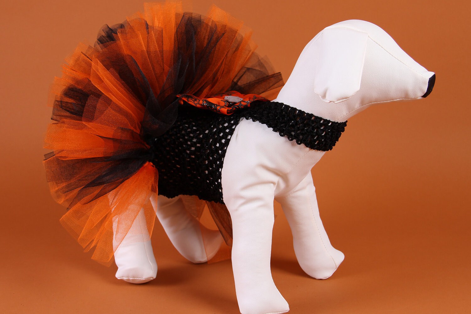 HALLOWEEN Dog Tutu Dress Creepy Crawly