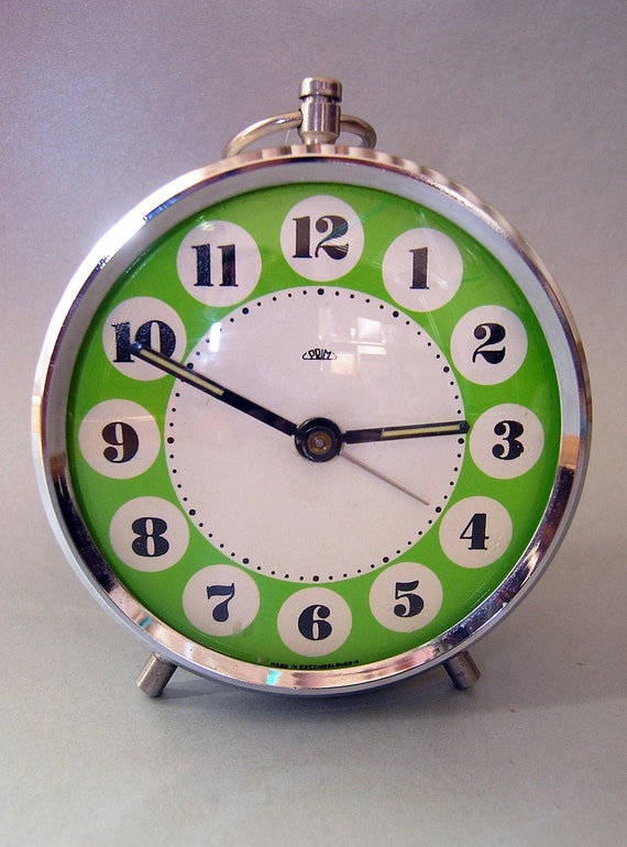 Retro WindUp Alarm Clock Vintage PRIM wind up alarm clock
