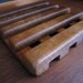 Vintage Danish Modern Teak Trivet or hot pot holder