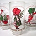 Set of 9 Vintage 1977 Holly Hobby Christmas Glasses, Collectible Coca-Cola Tumblers
