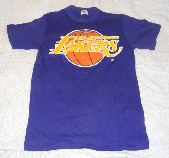 Vintage 1980's 80s Los Angeles Lakers La By Nostalgiaonwheels