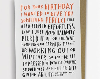Awkward Birthday Card by Emily McDowell / 136-C