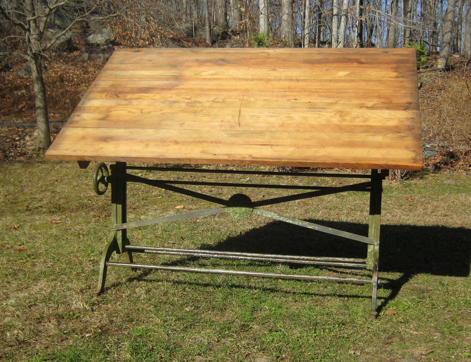 Antique Eugene Dietzgen Drafting Table