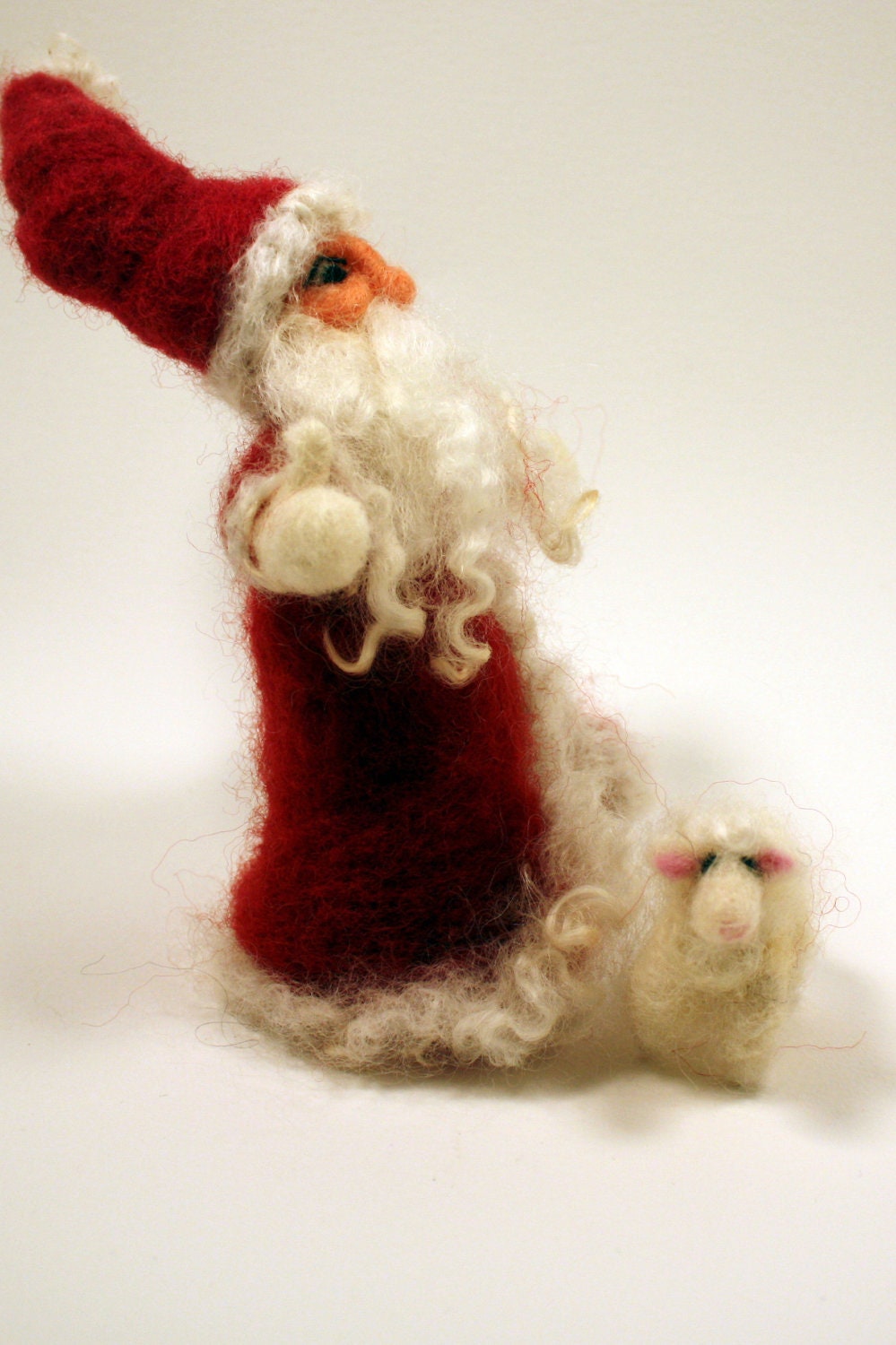 Needle felted Santa Santa Claus Father Christmas