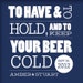 Custom Listing for Amber- To Have and to Hold Koozie