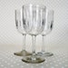 Set of 3 Small Vintage Retro Patterned Sherry Wine Glasses