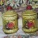 Lefton China Pear N Apple N' Fruit Salt and Pepper Shaker Numbered 3748