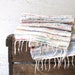 vintage braided rag runner - beach farmhouse style