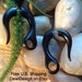 Fake Gauge Earrings, "Hook" Hand carved, Horn, Naturally Organic, Tribal