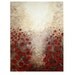Original Acrylic Painting - Textured Painting- Palette Knife painting- Red Flowers. 23.5 x 31.5 In - Modern Contemporary Art. Textured Art.