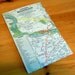 1964 Map of Washington D.C. DC Suburban & Tourist by National Geographic Vintage