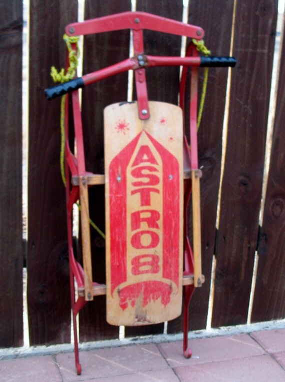 Vintage Snow Sled Flexible Flyer