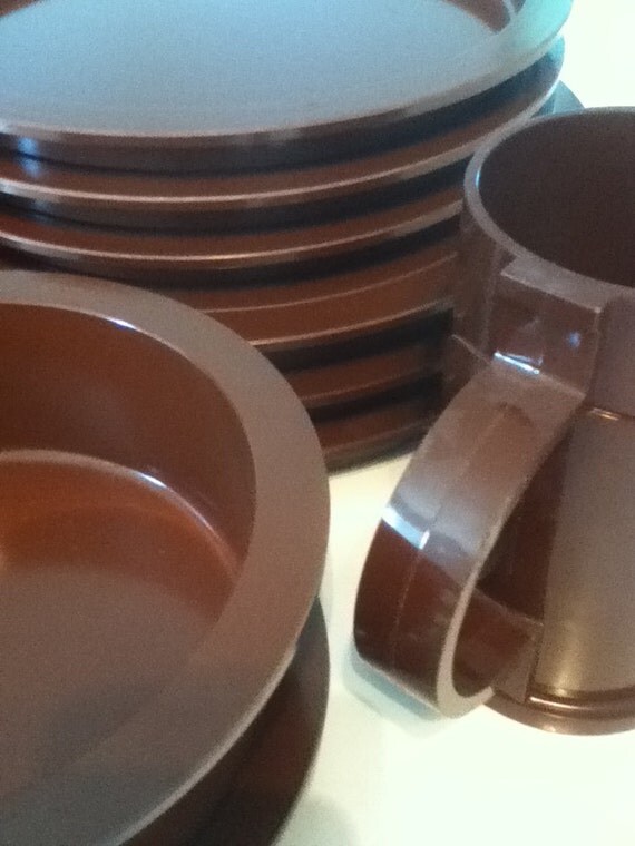 Dansk melamine dinnerware set picnic ware camping gear by goodluxe