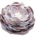 Lilac fabric flower hair clip, flower for sash, handmade purple flower, bridesmaids corsage, bridal accessories