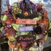 Come in My Pretties deco mesh Halloween Wreath