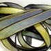 Hand Painted Wrist Wrap Ribbon Lemon Zest Sassy Silk Ribbons