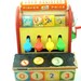 Vintage Toy Cash Register by Fisher Price-Circa 1970's-Bright Mid Century Color-Gifts for Grown Ups and Kids