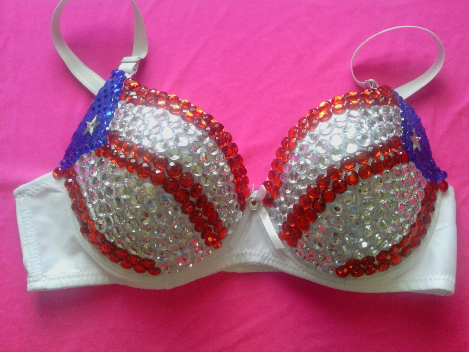 Puerto Rican National Flag Bra