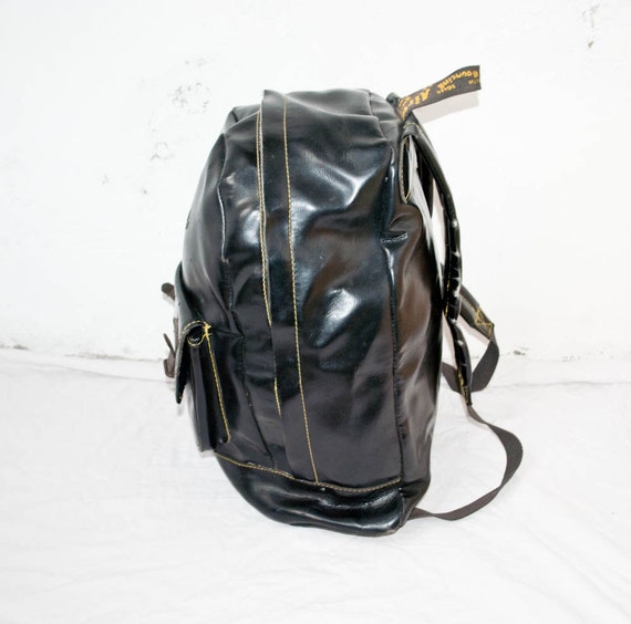 Vintage Doc Marten black vinyl backpack rucksack