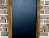 Upcycled Barnwood Chalkboard Bistro Sign