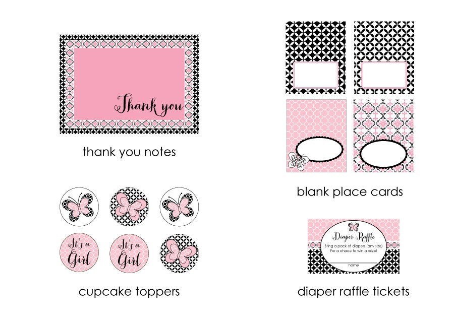 Lambs and Ivy Duchess Baby Shower Kit by RusticAvenueDesigns