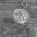 Pizza Pie Silver Charm, Sterling Silver Charm, Silver Pizza charm for Bracelet, Necklace Pendant
