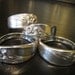 Silver Napkin Rings Holders Silverplate Silverware Rings Vintage Flatware Daffodil Pattern