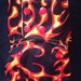 One-Size Pocket Style Cloth Diaper: Flames Print