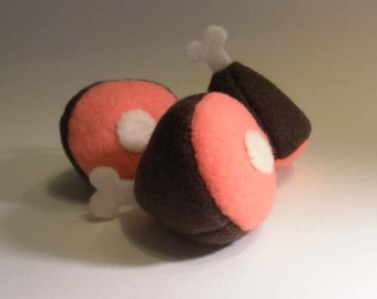 Hand-made Ham End Catnip Filled Cat Toy