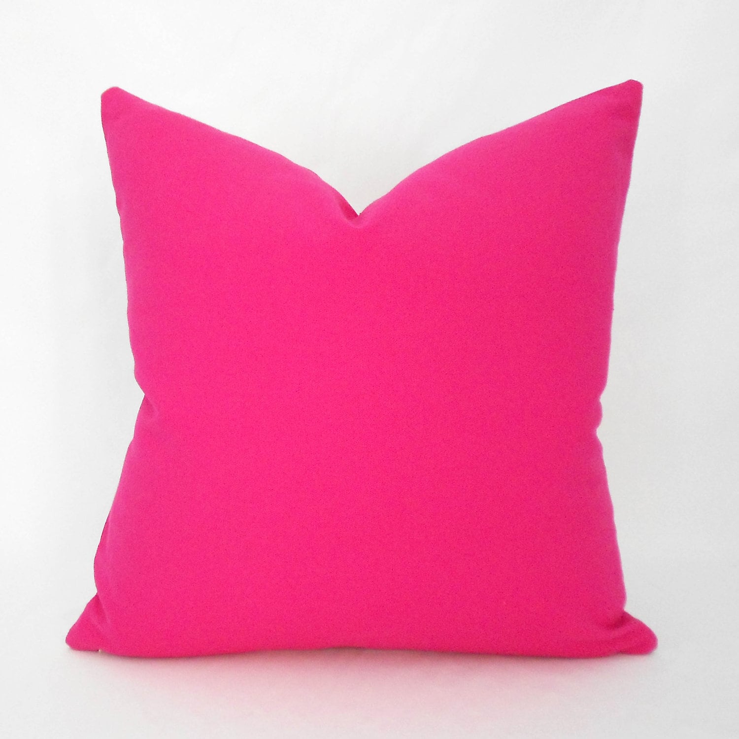 Hot Pink Pillow Covers ANY SIZE Decorative Pillow Cover