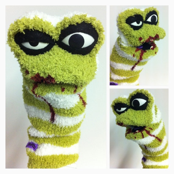 Zombie Sock Puppet