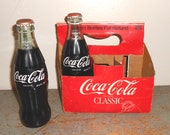 Vintage Coke Bottles, Coca-Cola Bottles, Full Bottles, Original Formula, Coke Carrier, Coca-Cola Classic, Coke Collectibles, Green Glass Vintage Coke Bottles, Coca-Cola Bottles, Full Bottles, Original Formula, Coke Carrier, Coca-Cola Classic, Coke Collectibles, Green Glass