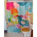 Shower Curtain /Wall art - "Toadstool Heaven" 70"x74" (eyelets are not standard size)