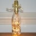 Lighted Glass Wine Bottle
