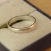 Vintage Silver Wedding band size 8, men's or women's