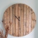 ON SALE Huge Pallet Clock 46" dia.