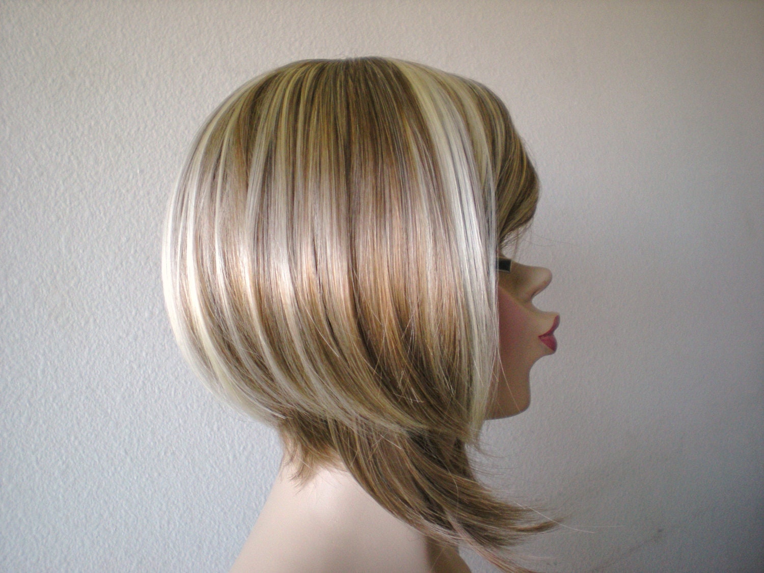 Holiday Sale Short Straight Hair With Long Side Bangs Wig