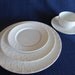 Limoges Coquet France All White Dinnerware - Crisp and Clean