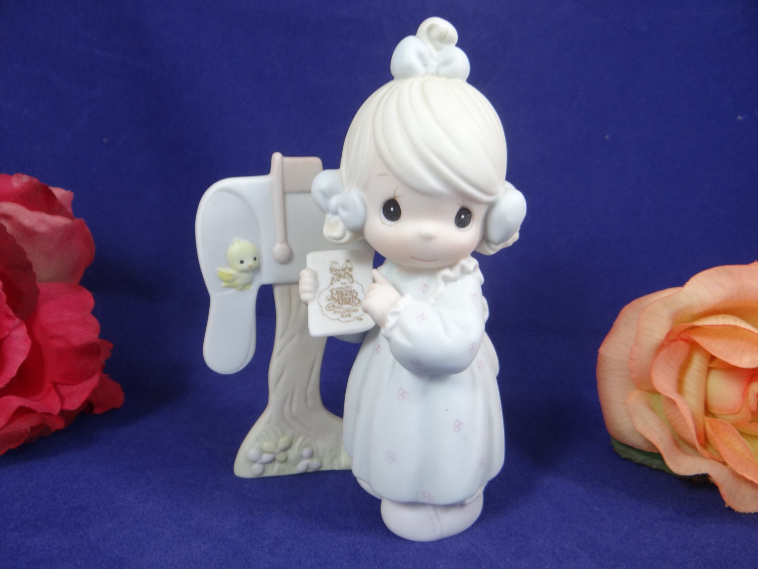 1990 Precious Moments Angel Figurine titled Sharing the Good