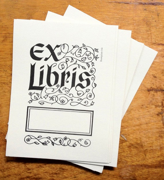 Ex Libris Design Bookplate