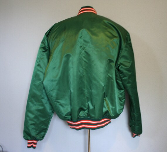 1980s Miami HURRICANES Starter JACKET / Satin Jacket XL