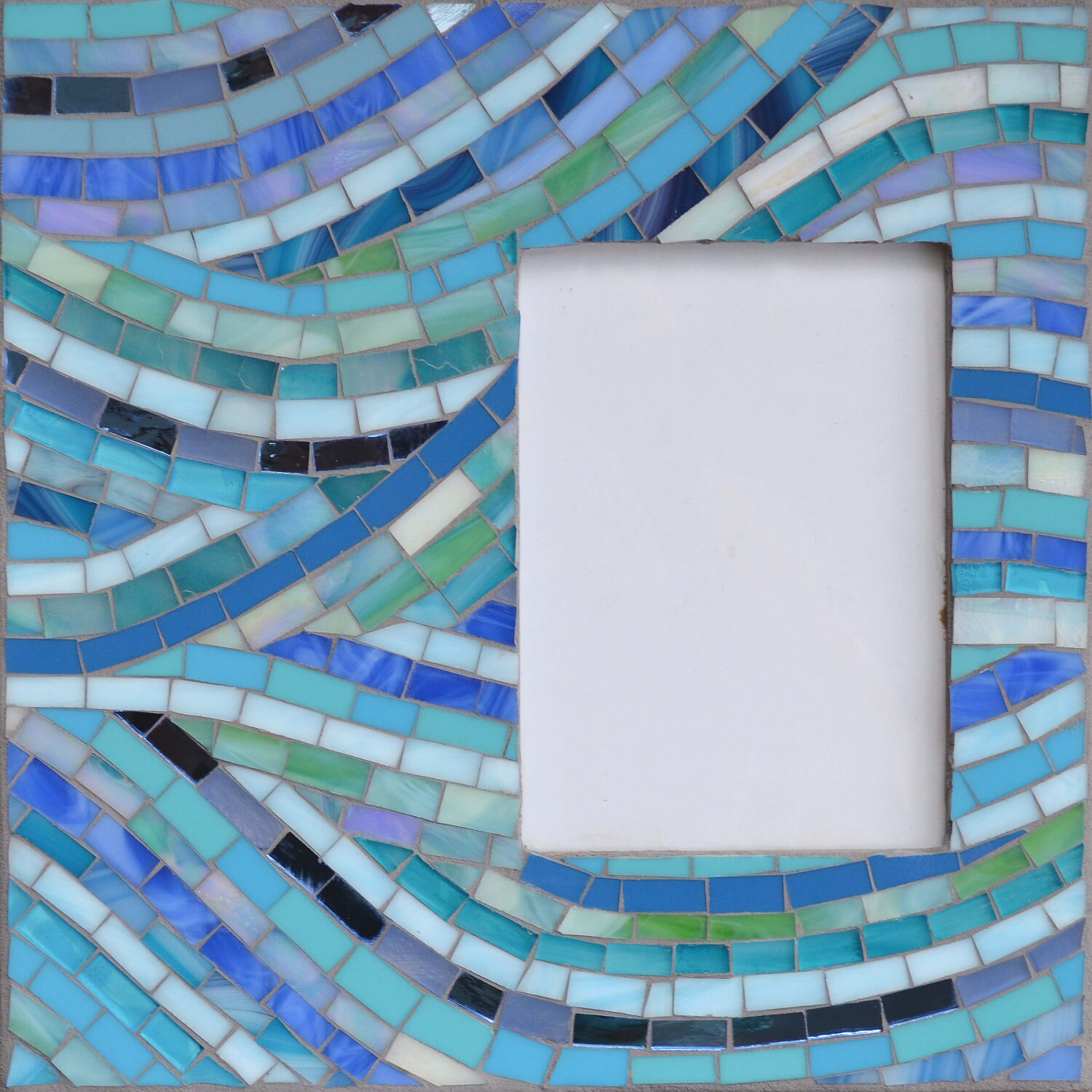 Handmade Glass Mosaic Photo Frame 12 x 12 for