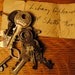 reserved RESERVED KEYS keys english school keys Antique 10 lovely variety Patina Details Made in England objects de art lot number 19