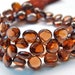 Red Garnet gemstone briolette- smooth polished garnet heart briolette-Tiny stones-set of 6 Pcs-5-7 mm-Item No.67