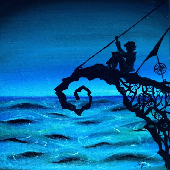 Items similar to Sea For Sinking In, Giclee of Original Oil Painting on Etsy