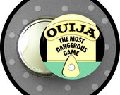 Ouija Board game 2.25 inch pocket MIRROR, button or magnet 2 1/4" size