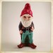 vintage garden gnome ceramic over a foot tall