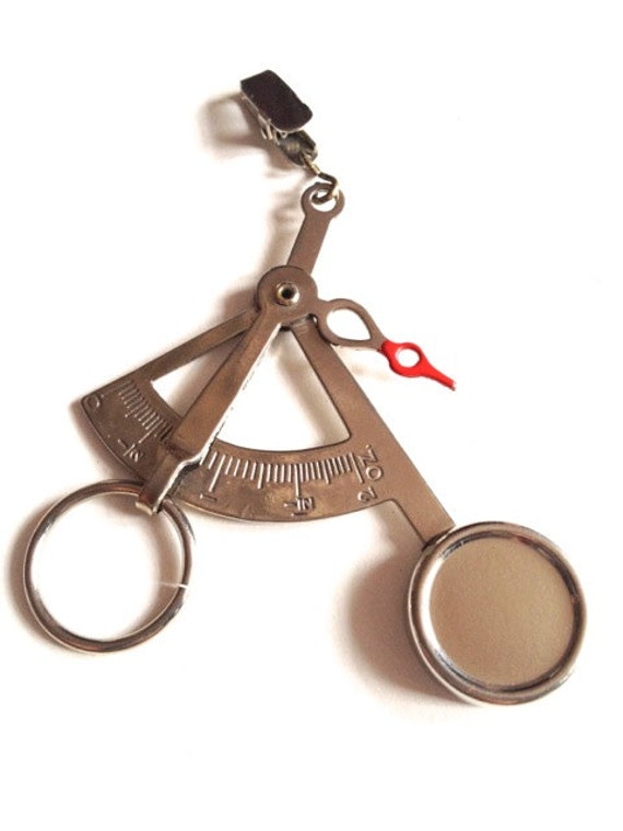 Vintage Canadian Pocket postal scale chromeplated pendulum