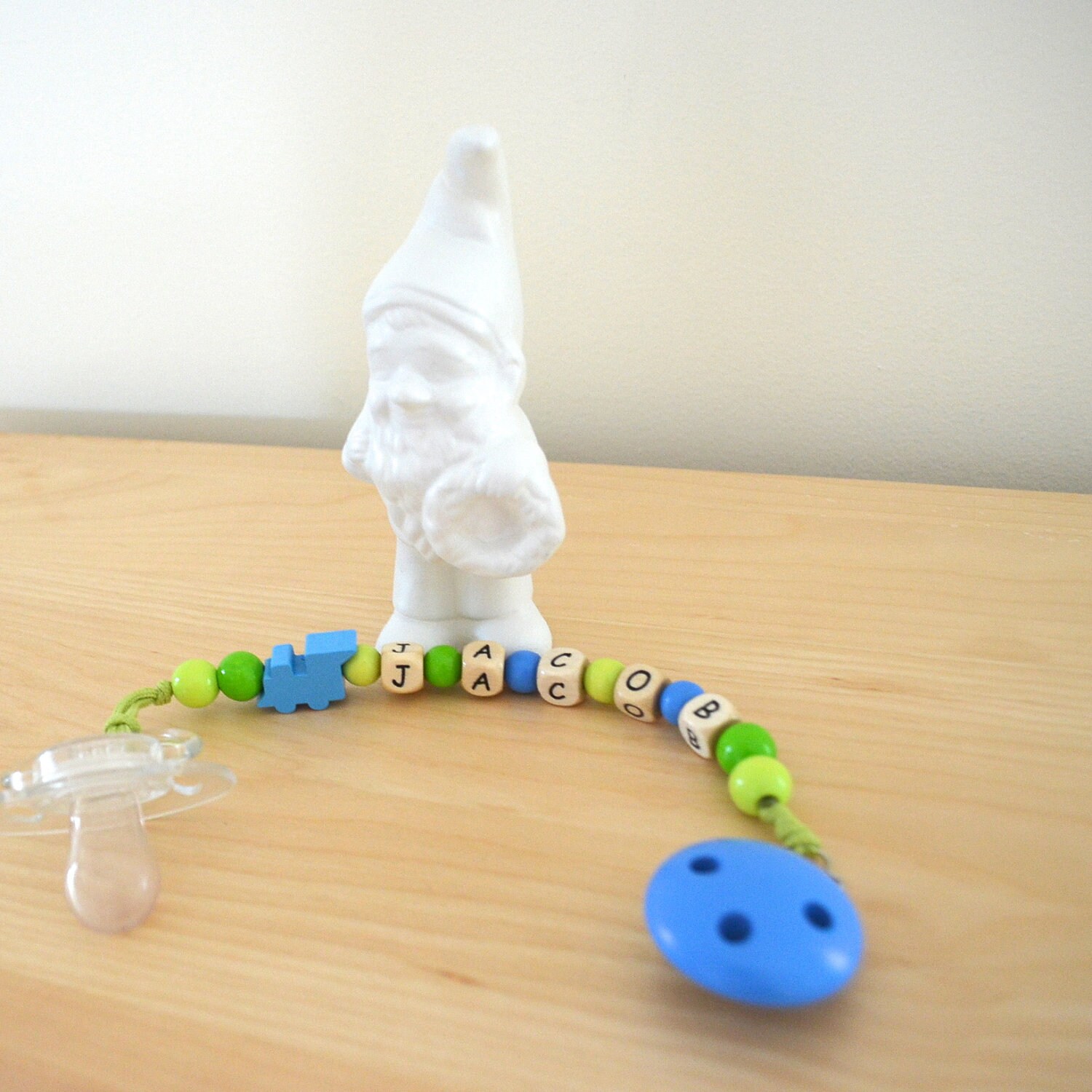 baby pacifier clip personalized name pacifier clip beaded